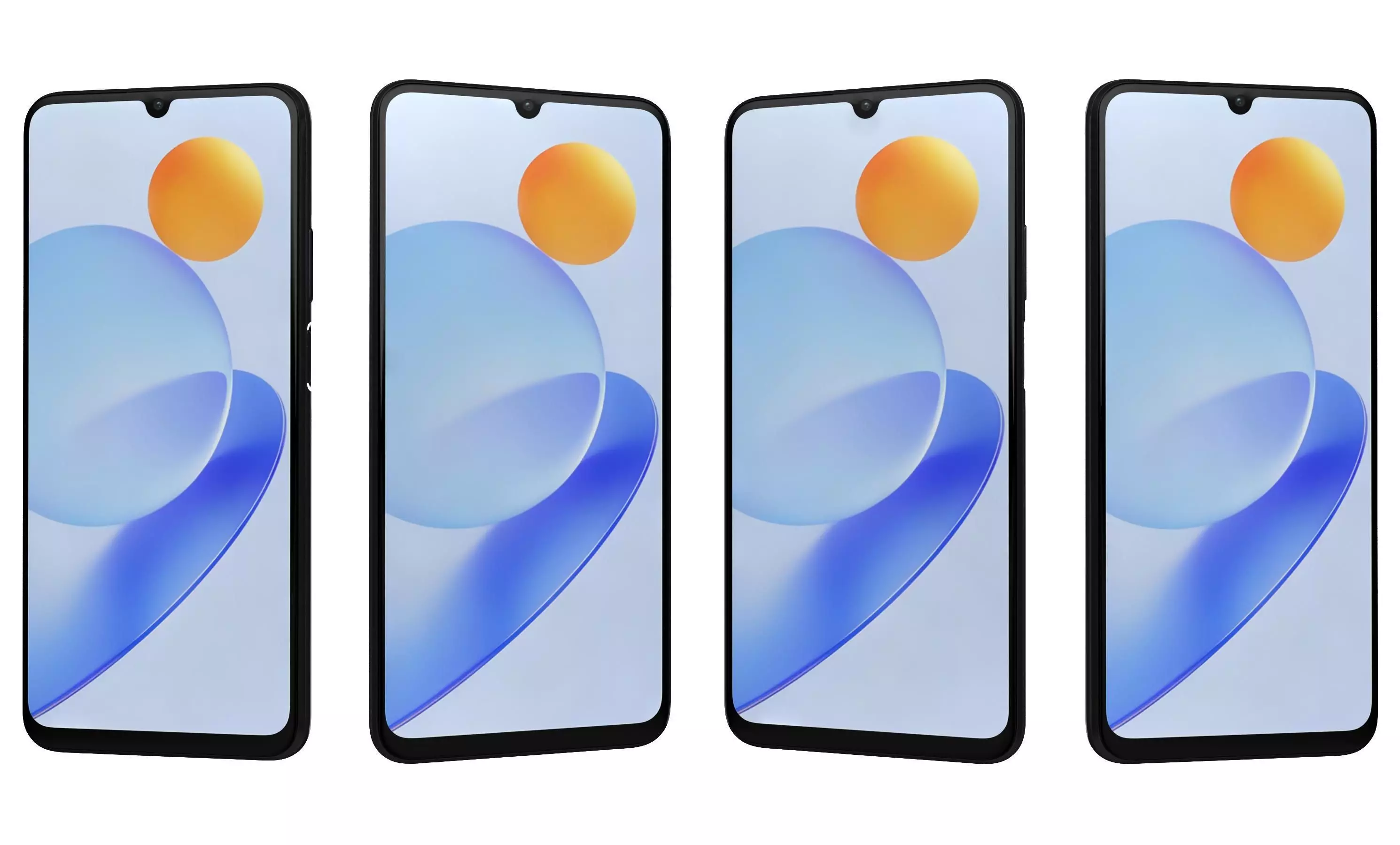 Honor Play7T Black High Poly 3D model_28