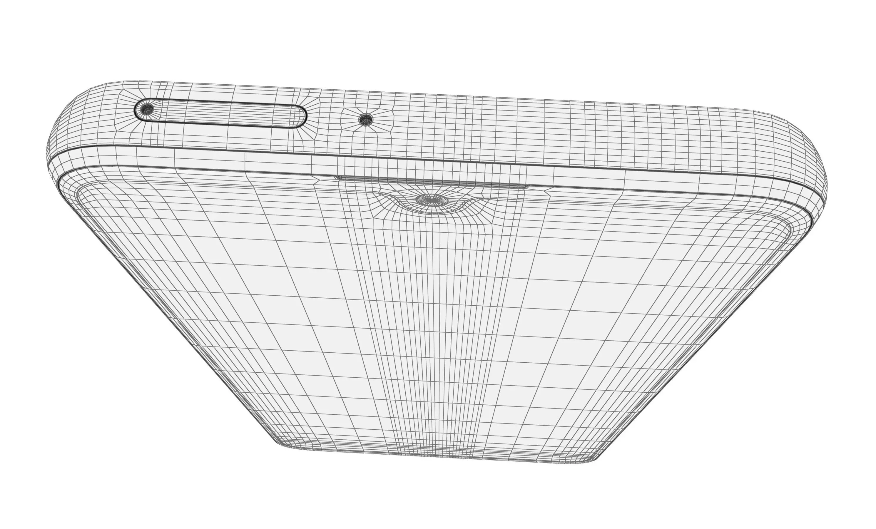 Honor Play7T Black High Poly 3D model_13