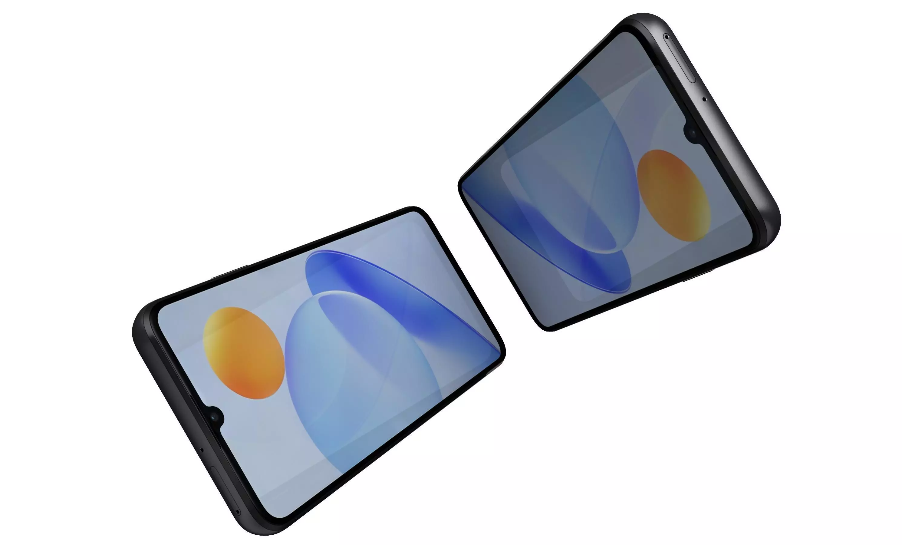 Honor Play7T Black High Poly 3D model_3