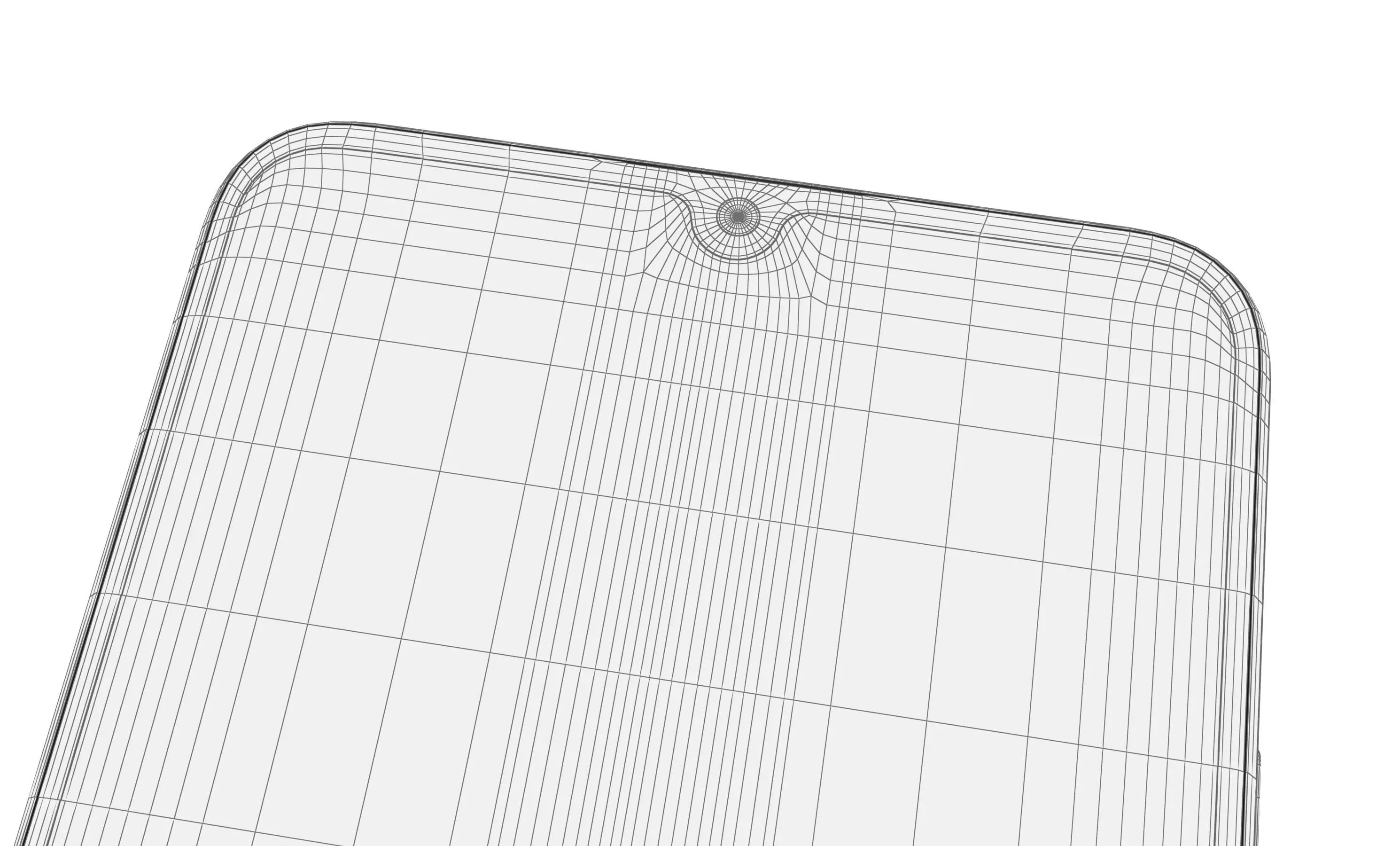 Honor Play7T Black High Poly 3D model_18