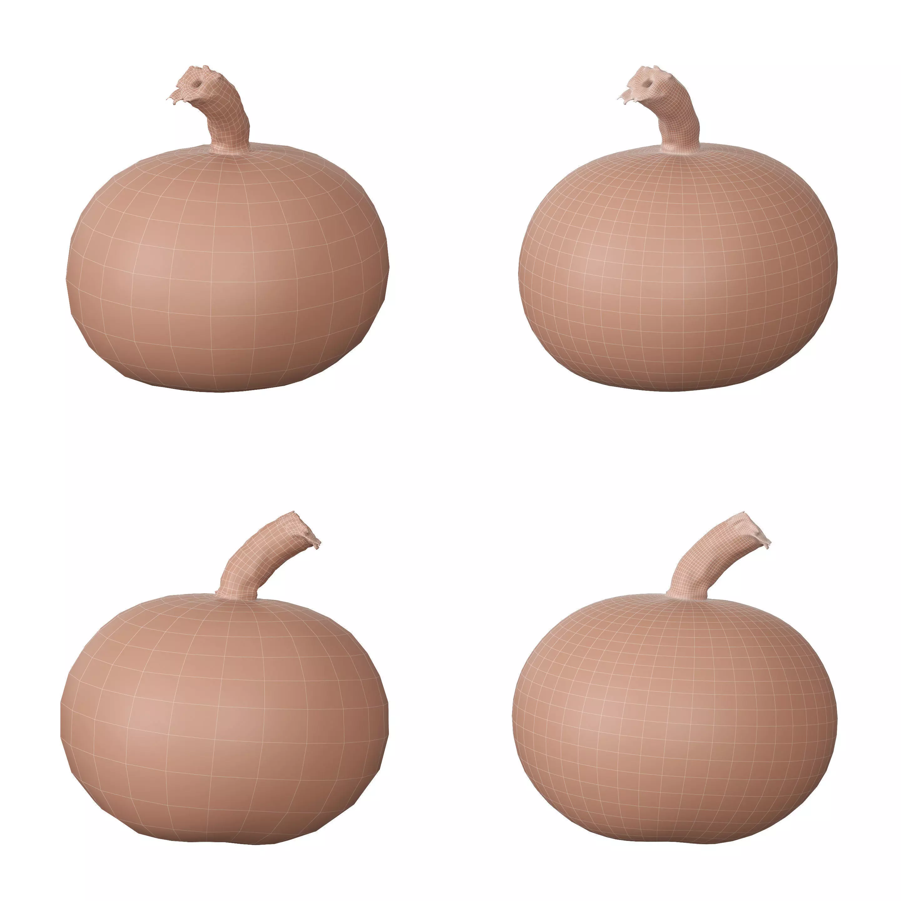 Scanned pumpkins 3D Model Collection 3D model_9