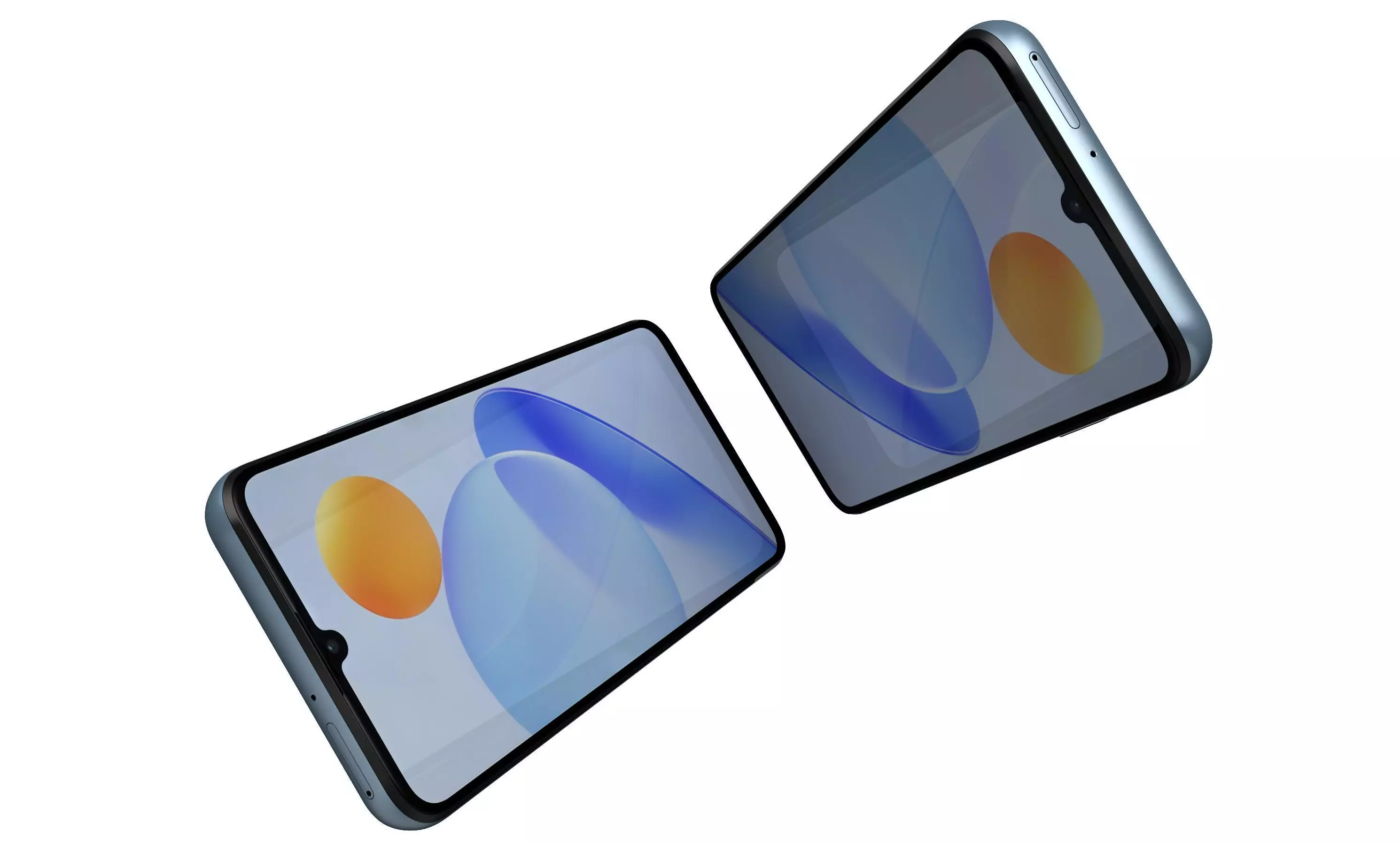 Honor Play7T White High Poly 3D model_3