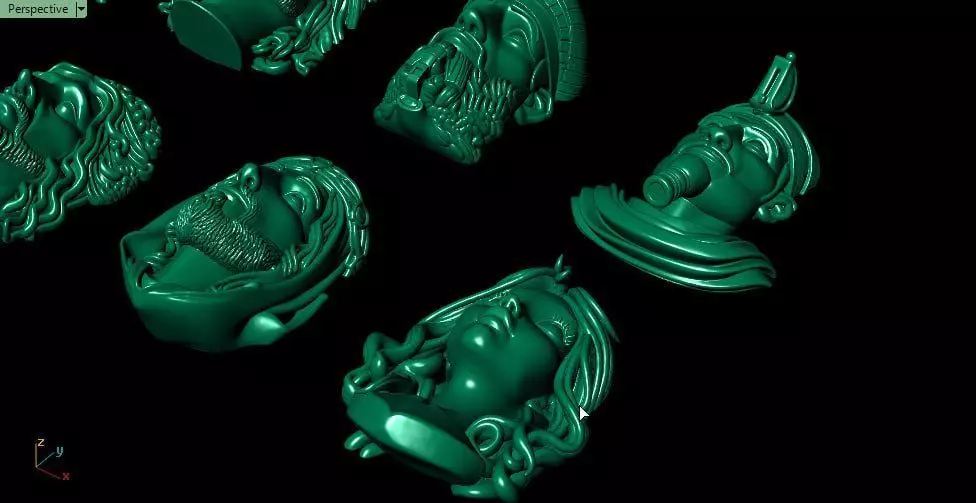 Faces 2 3D print model_2