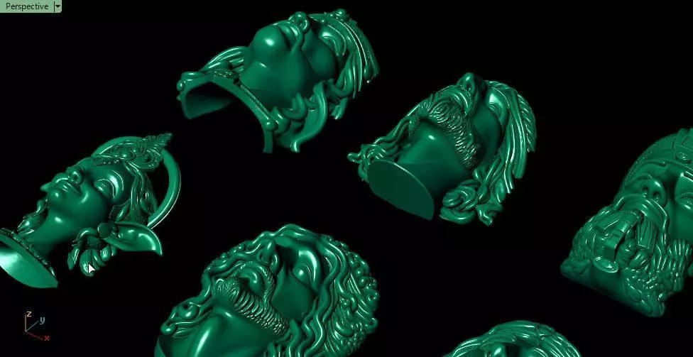 Faces 2 3D print model_3