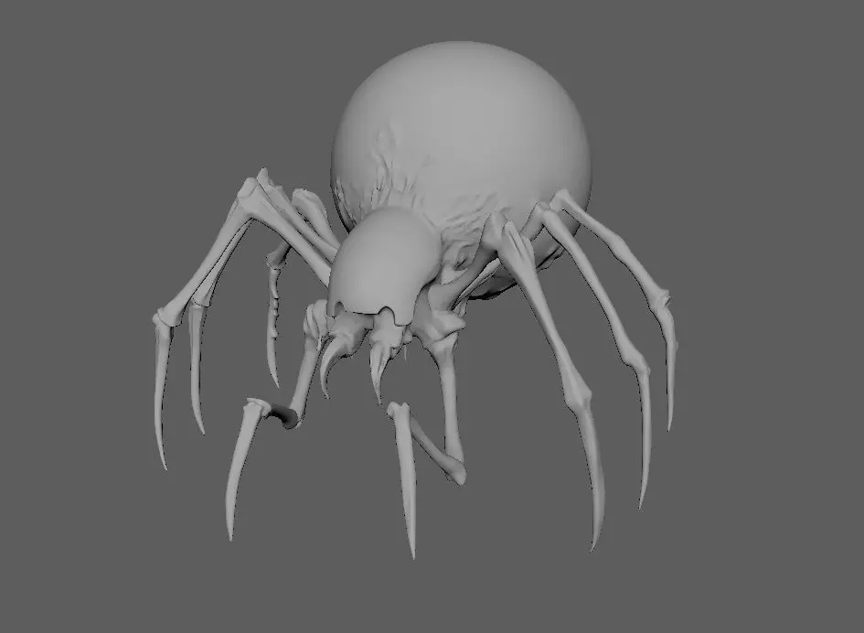Spider 3D model_3