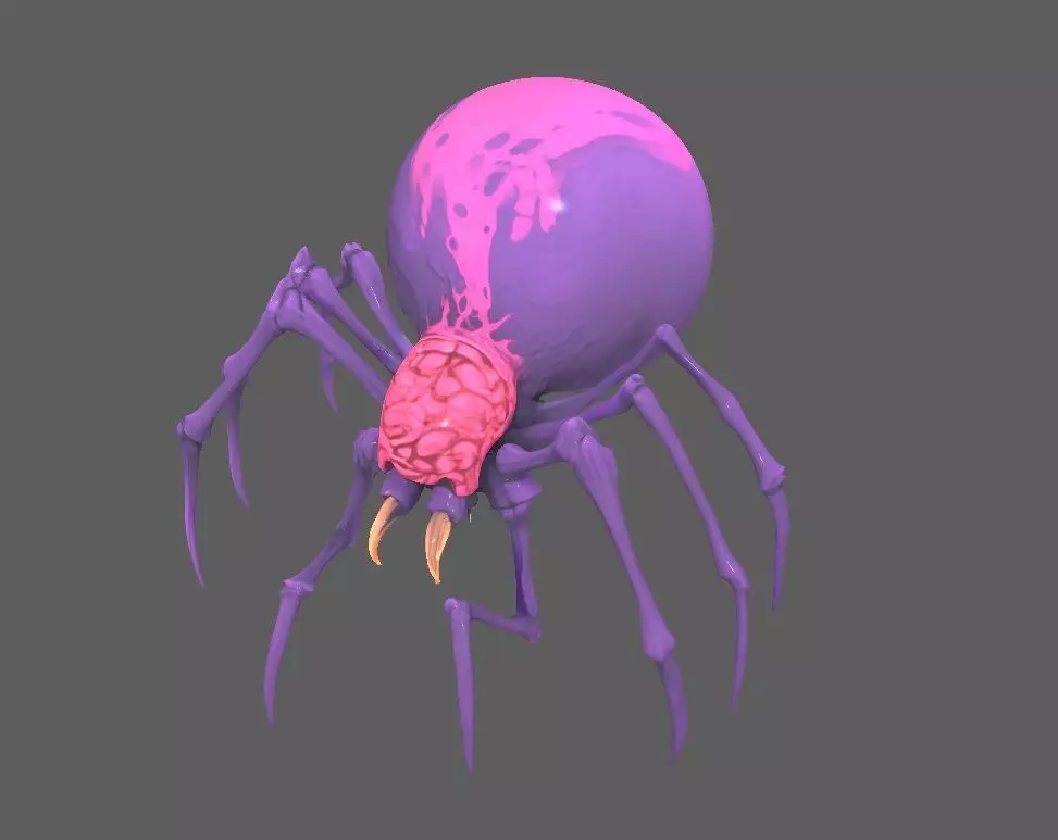Spider 3D model_0