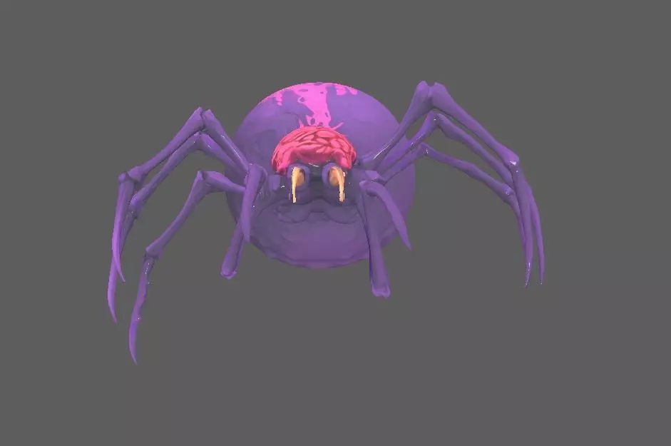 Spider 3D model_2