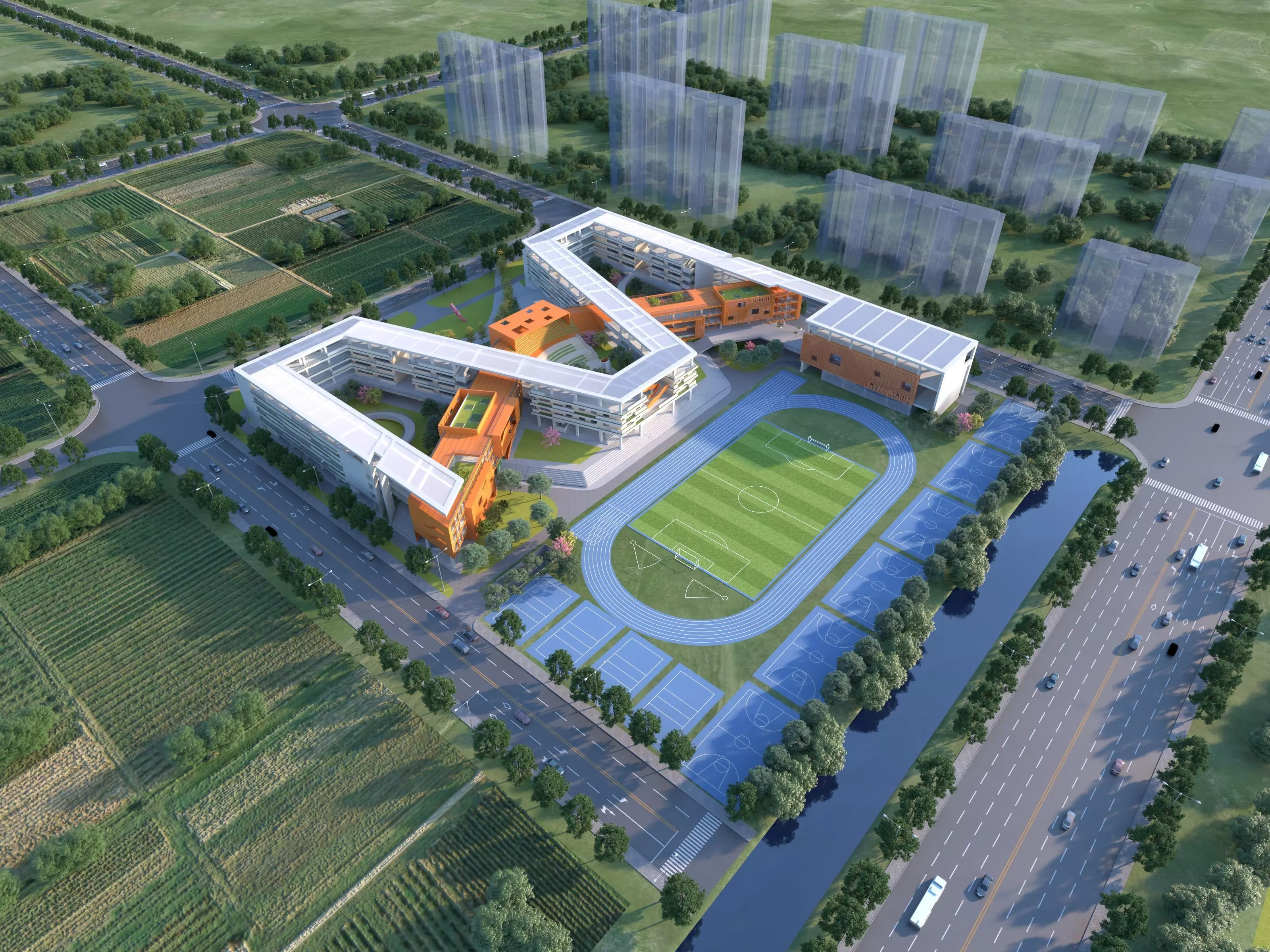 School Building02 3D model