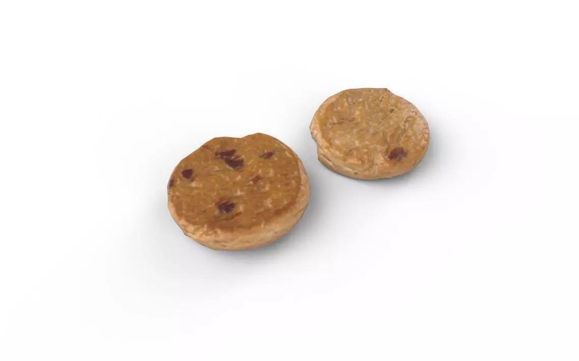 Cookie M07a Low-poly 3D model_4