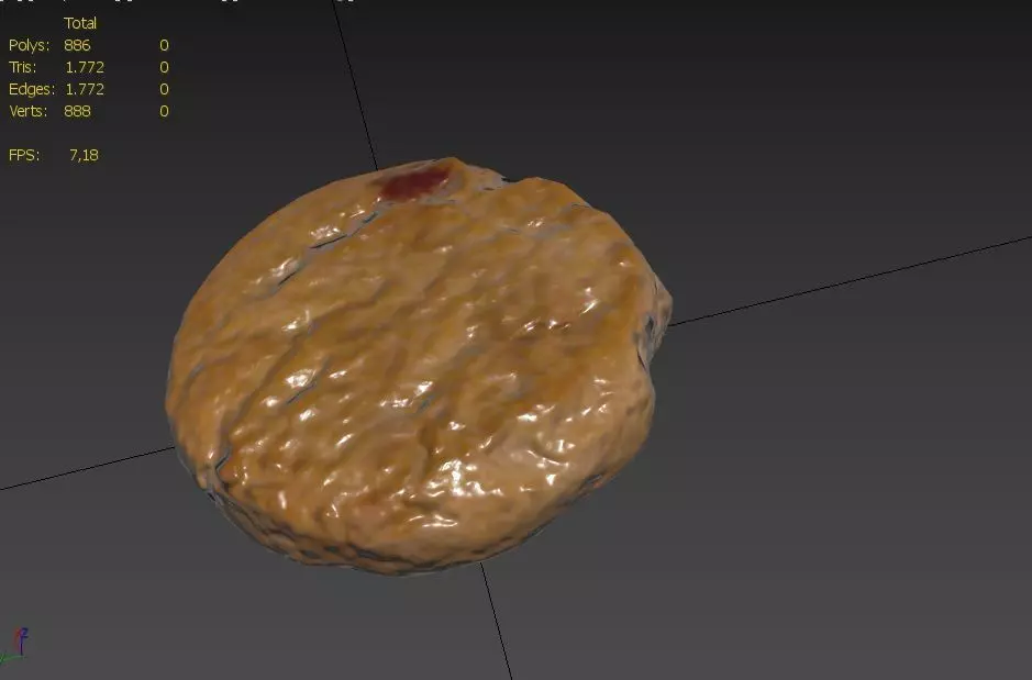 Cookie M07a Low-poly 3D model_2