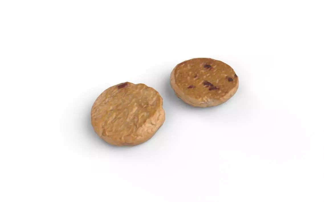 Cookie M07a Low-poly 3D model_0