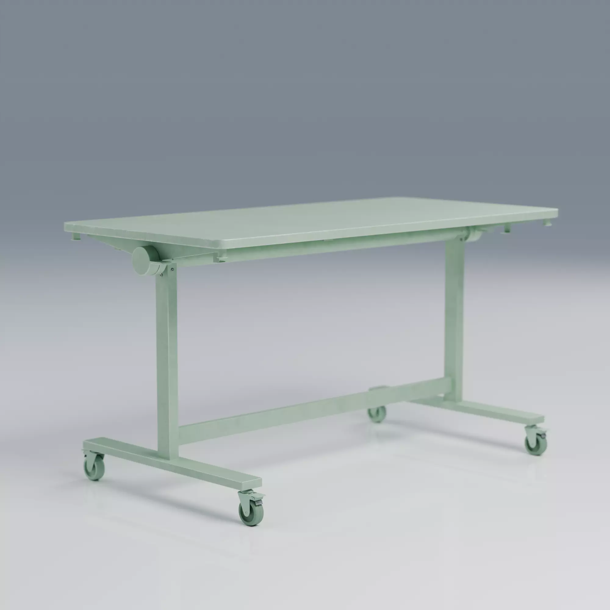 IKEA MITTZON desk table 3D model_1
