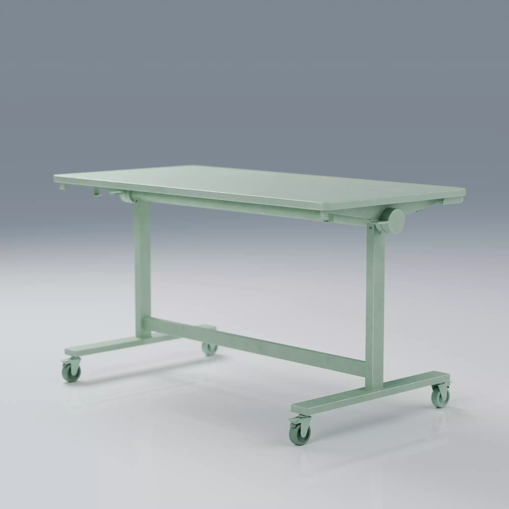 IKEA MITTZON desk table 3D model_0