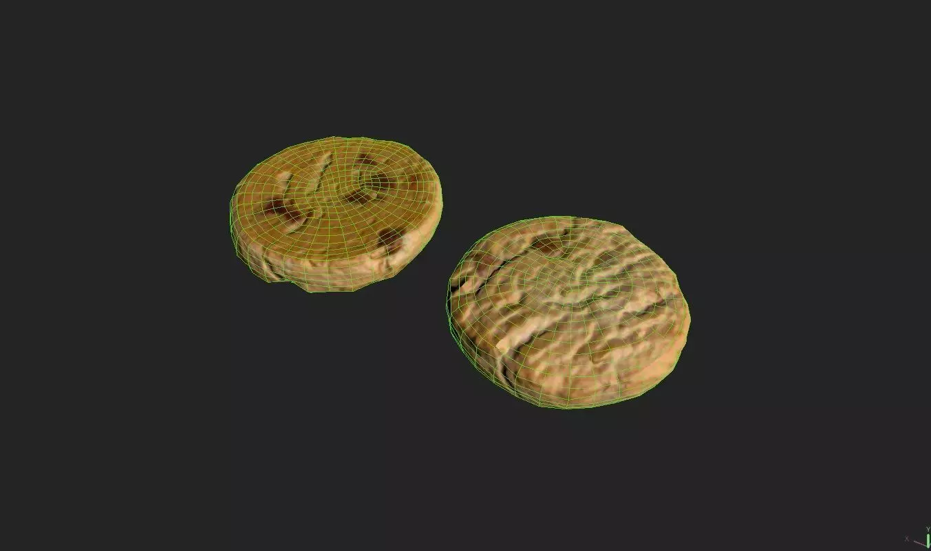 Cookie M08a Low-poly 3D model_6