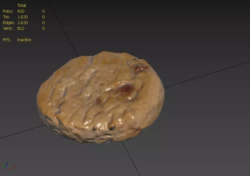 Cookie M08a Low-poly 3D model_2