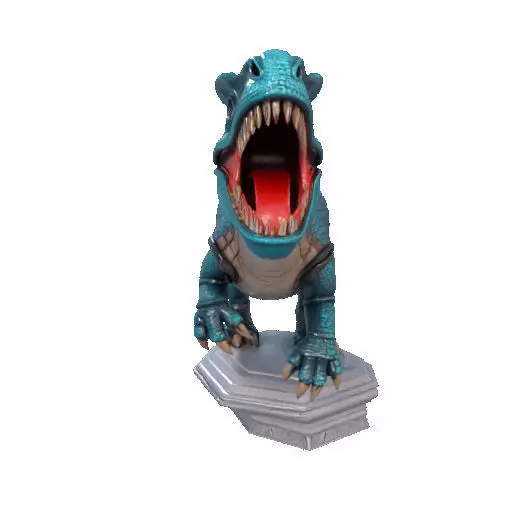 2733  Gothic   Roaring Ankylosaurus Dinosaur   3D Model 3D print model_14