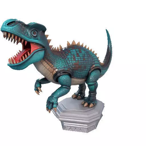 2733  Gothic   Roaring Ankylosaurus Dinosaur   3D Model 3D print model_10