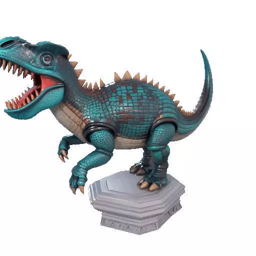 2733  Gothic   Roaring Ankylosaurus Dinosaur   3D Model 3D print model_39