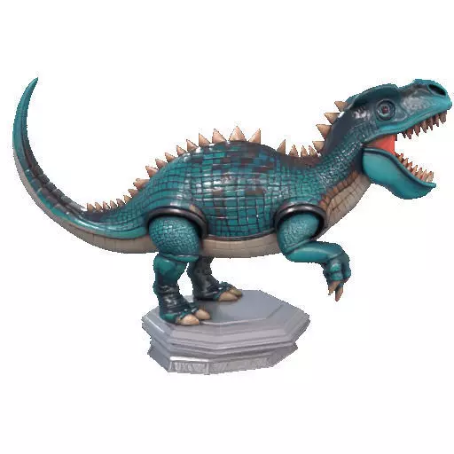 2733  Gothic   Roaring Ankylosaurus Dinosaur   3D Model 3D print model_21