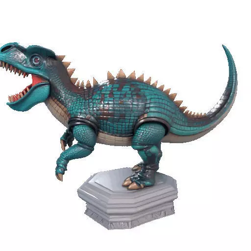 2733  Gothic   Roaring Ankylosaurus Dinosaur   3D Model 3D print model_37