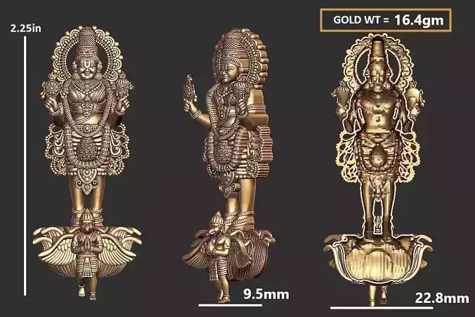 lord balaji muti 3D print model