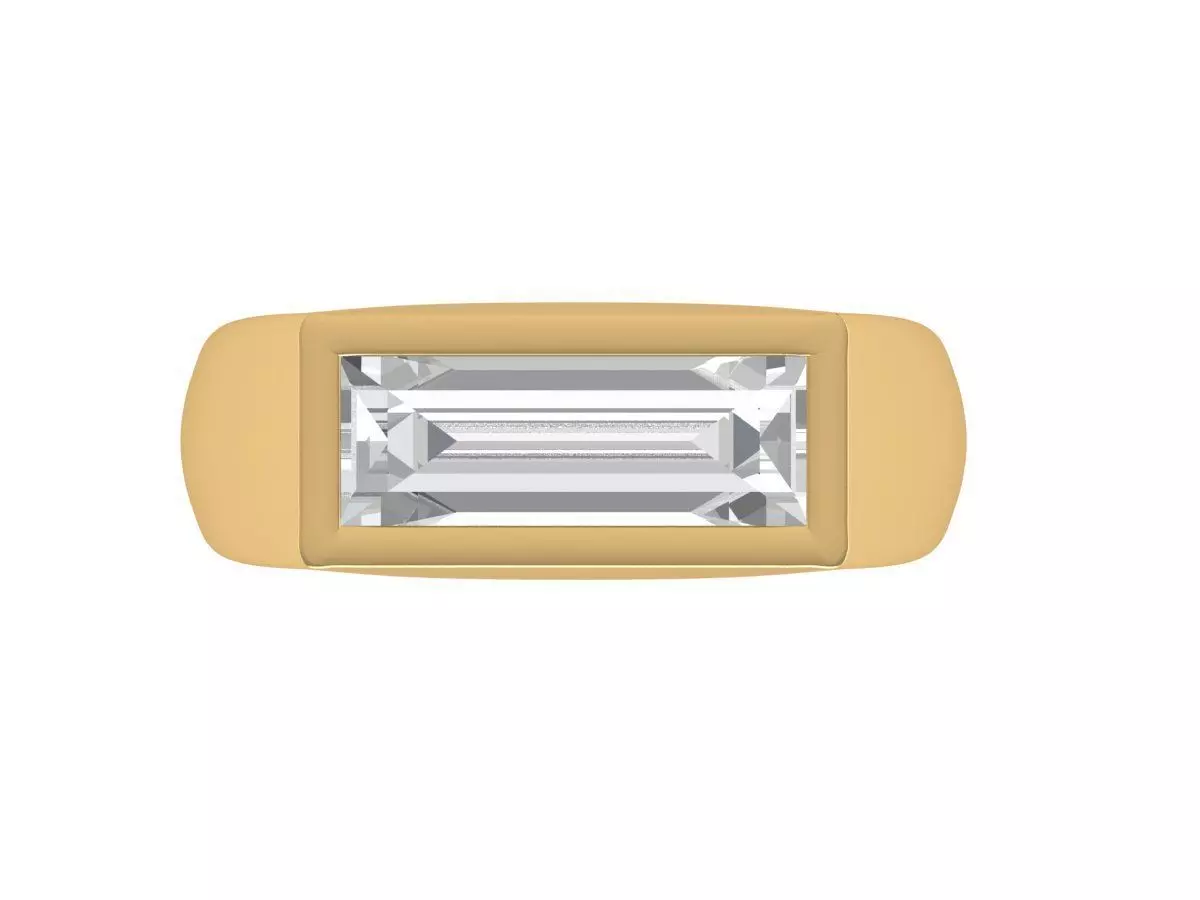 Gents Ring 3D print model_1