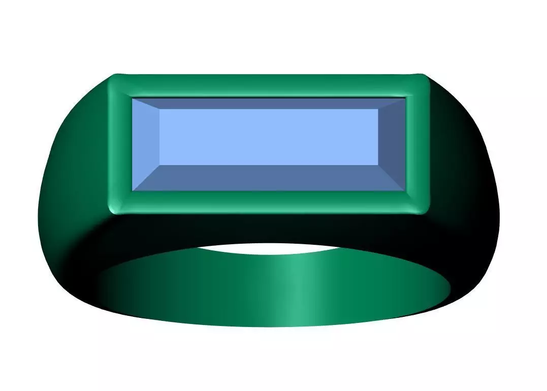 Gents Ring 3D print model_12