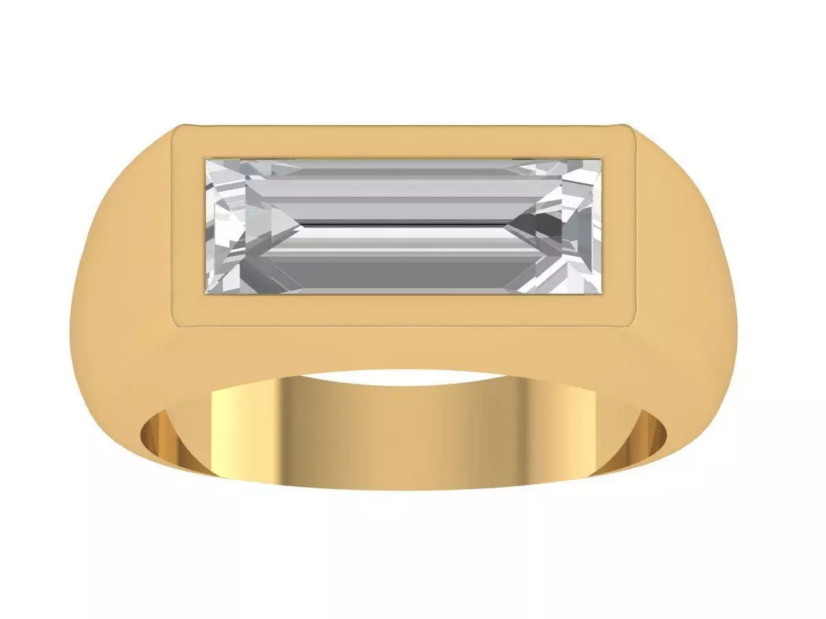 Gents Ring 3D print model_5