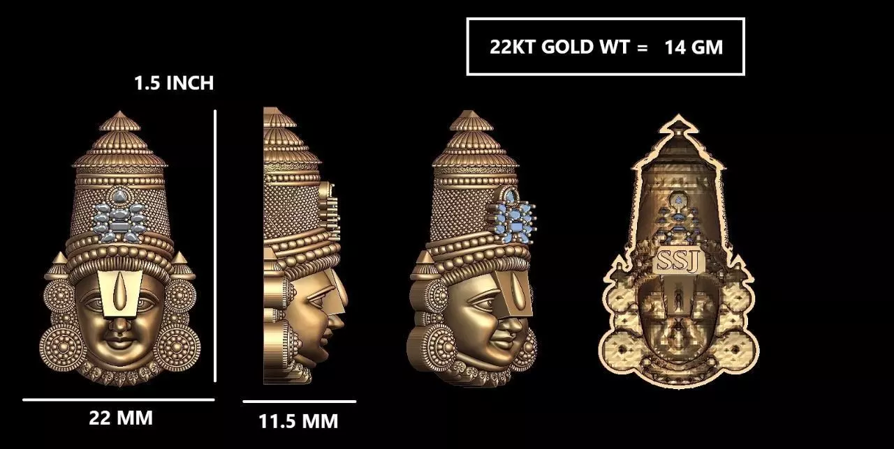 BALAJI FACE MURTI 3D print model_0