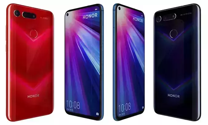 Honor View 20 Sapphire All Colors High Poly