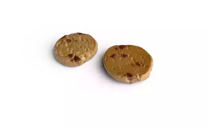 Cookie M09a Low-poly 3D model 4