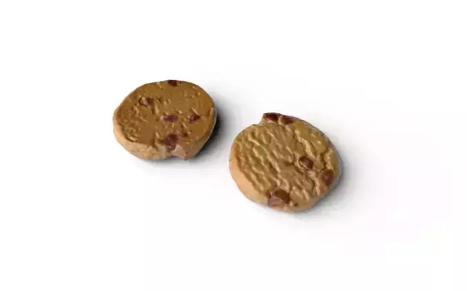 Cookie M09a Low-poly 3D model 6