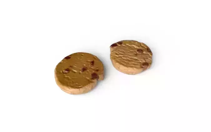 Cookie M09a Low-poly 3D model 5