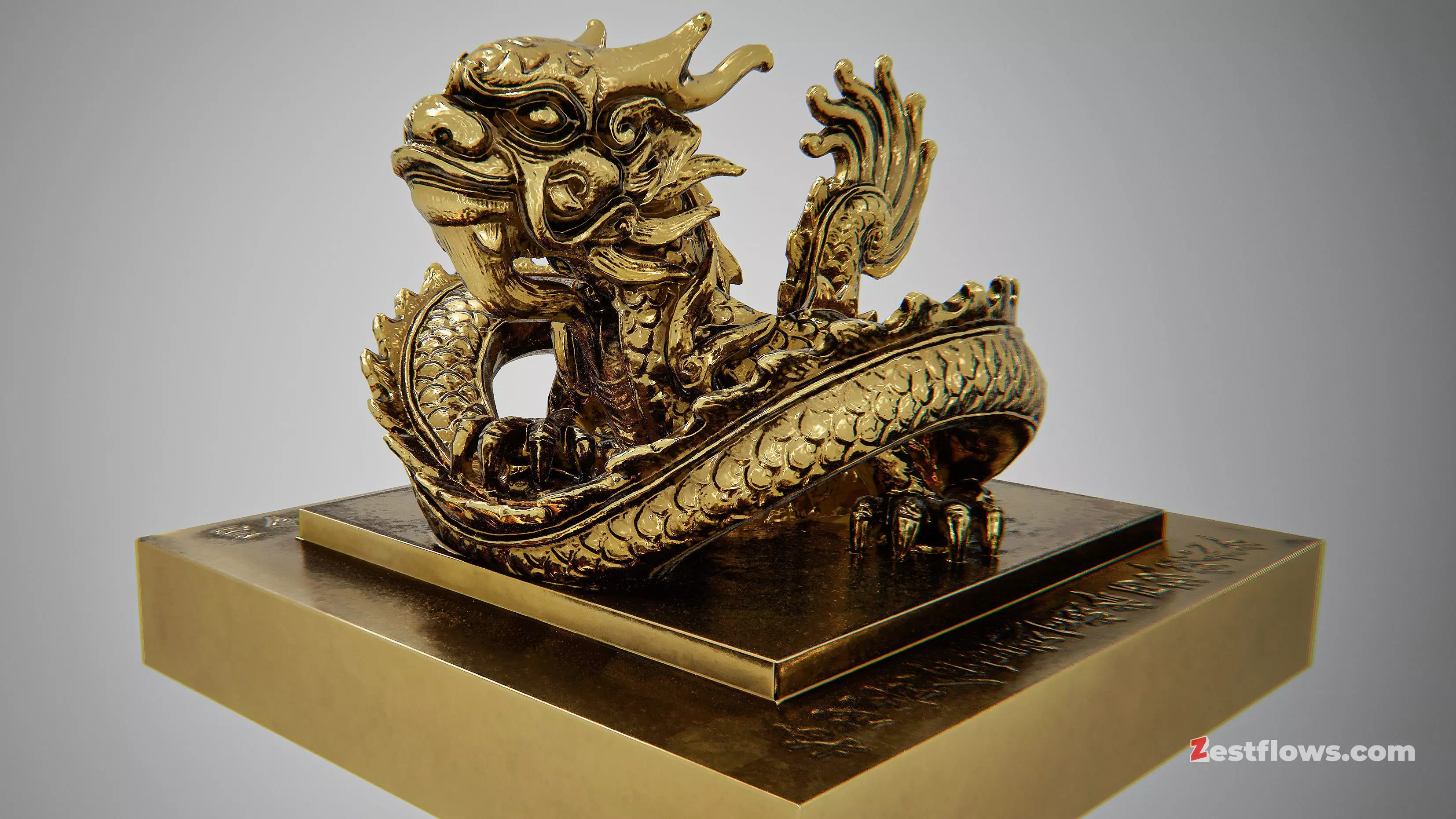 Imperial Seal of Emperor Minh Mang - 1823 3D model_5