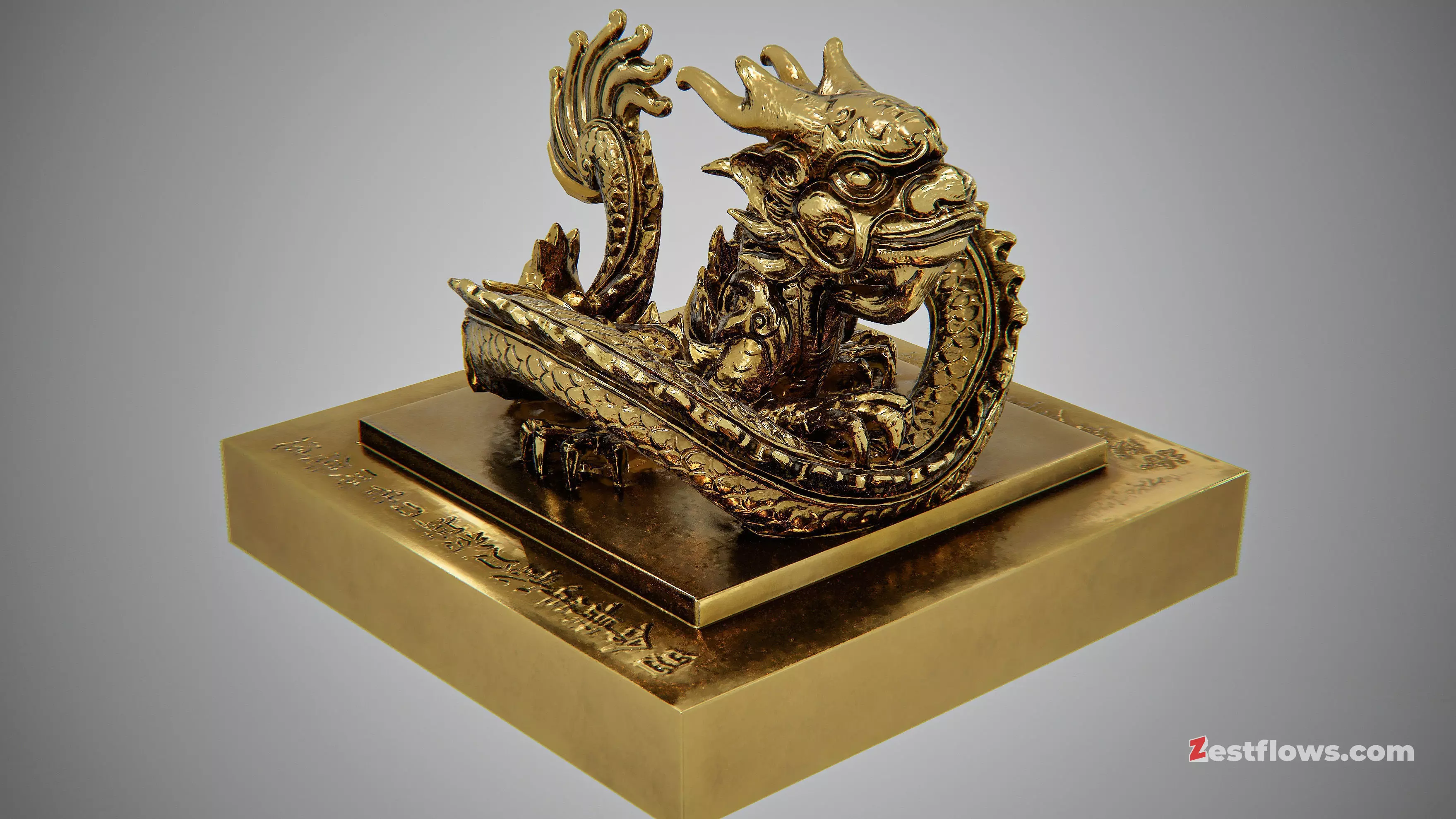 Imperial Seal of Emperor Minh Mang - 1823 3D model_9