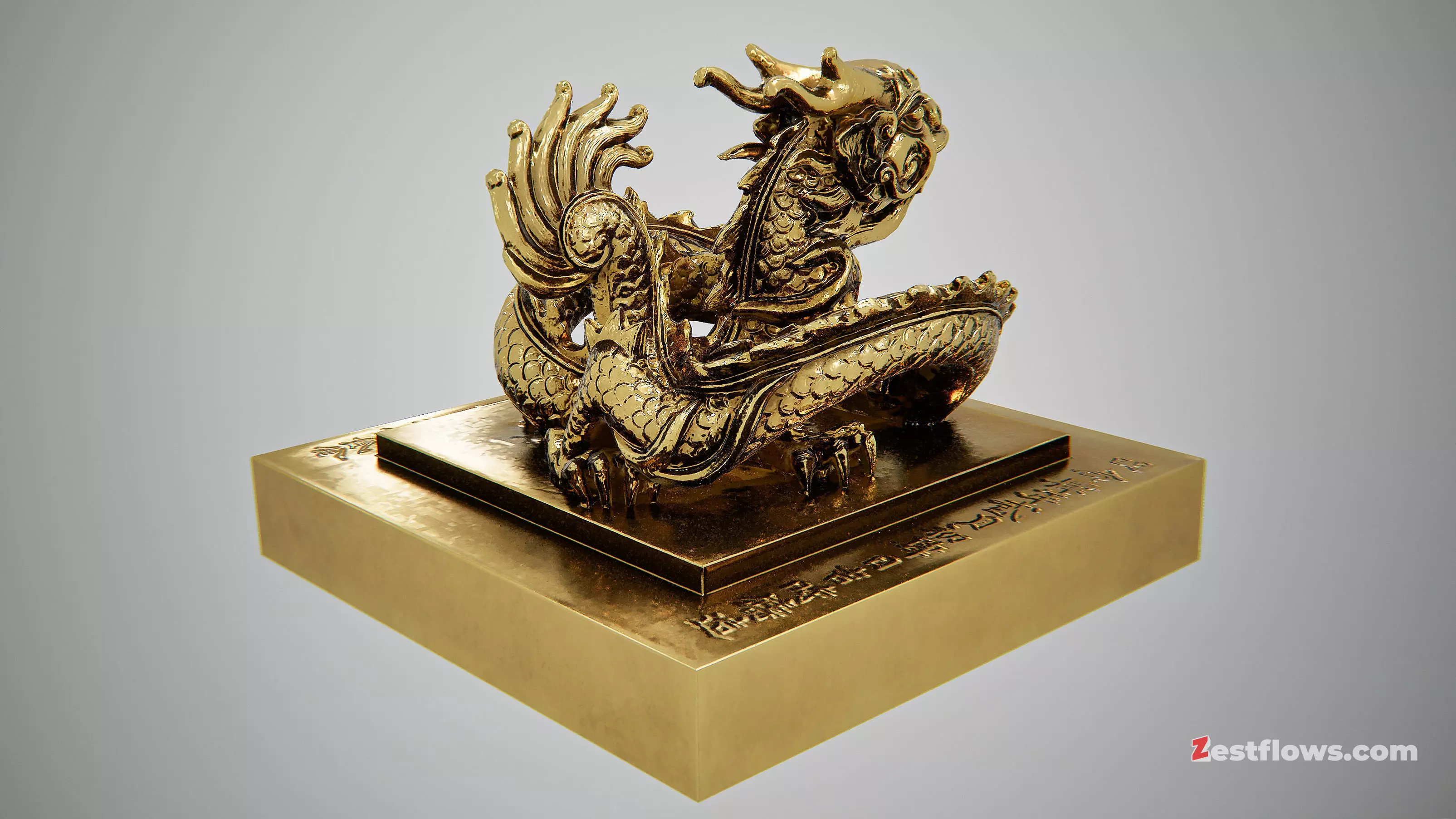 Imperial Seal of Emperor Minh Mang - 1823 3D model_4