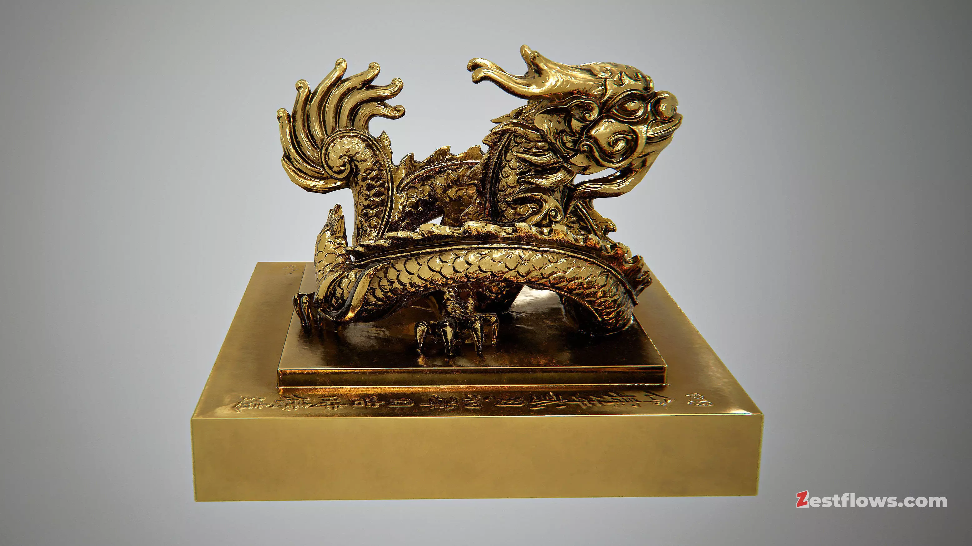 Imperial Seal of Emperor Minh Mang - 1823 3D model_3