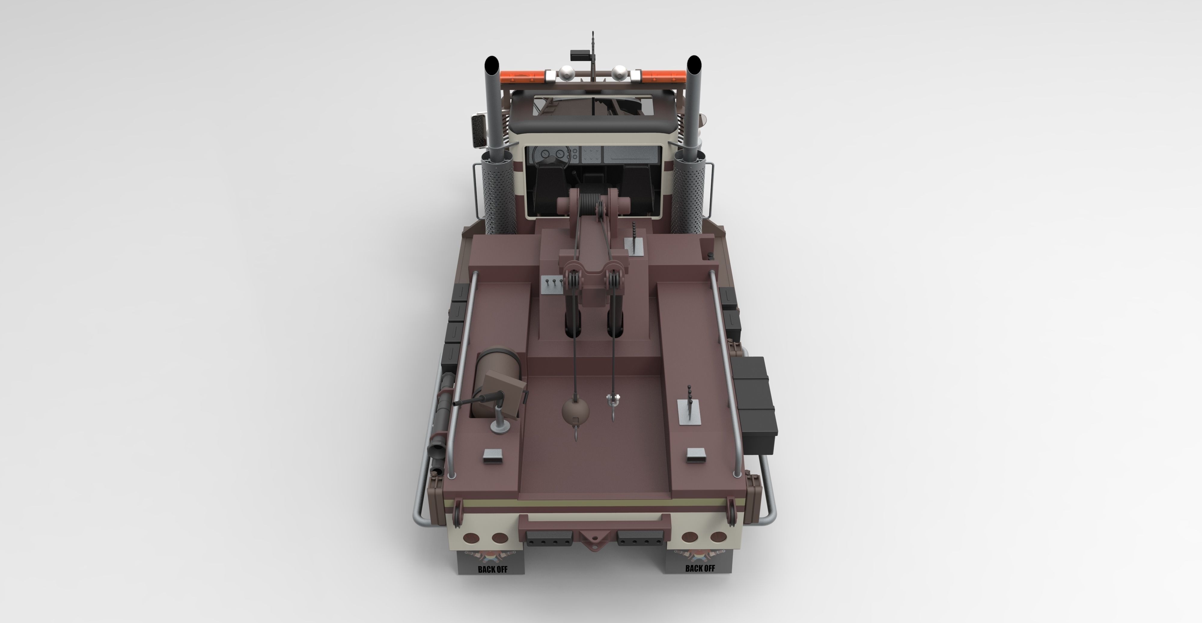 Towtruck from Terminator salvation 3D model_17