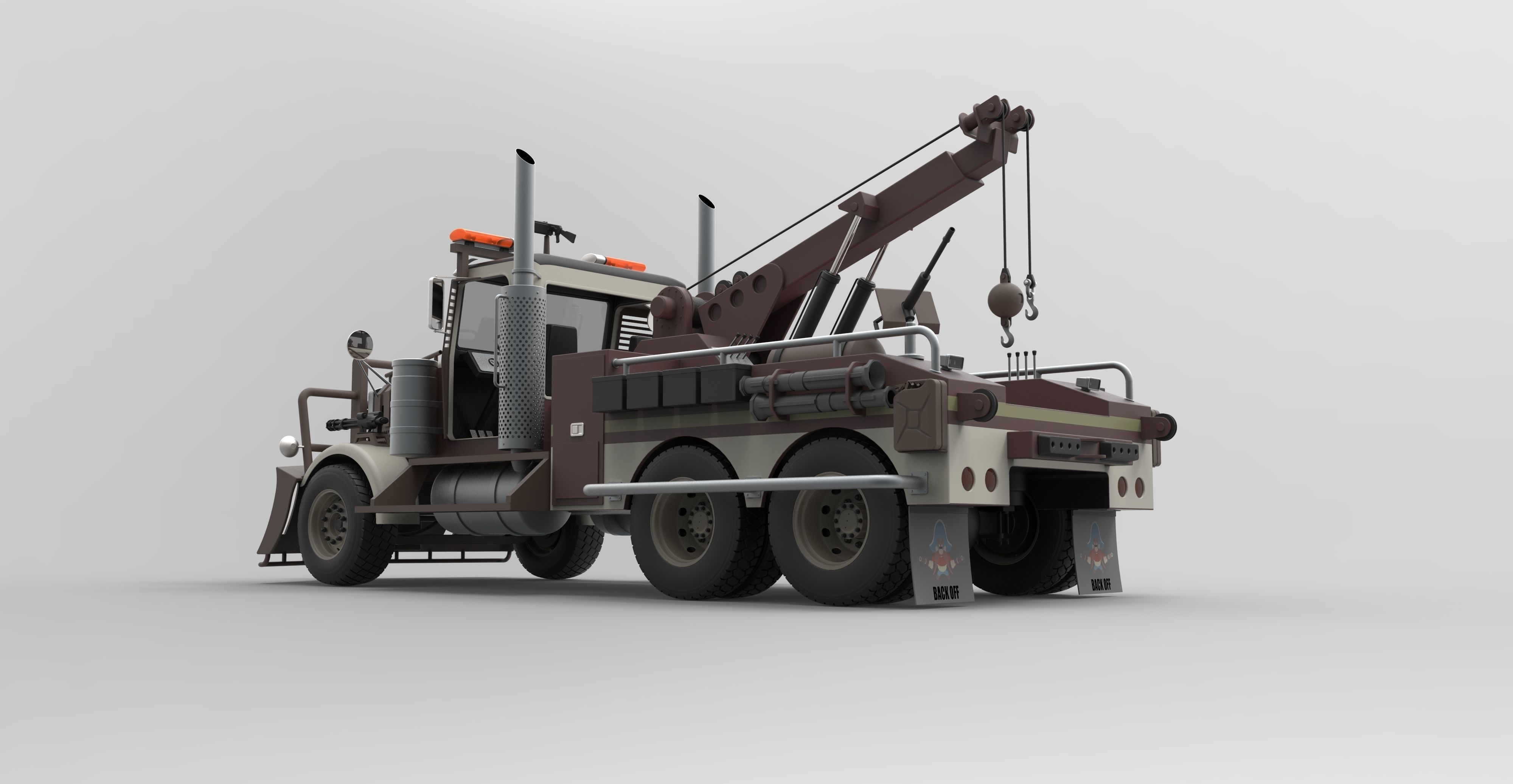 Towtruck from Terminator salvation 3D model_15