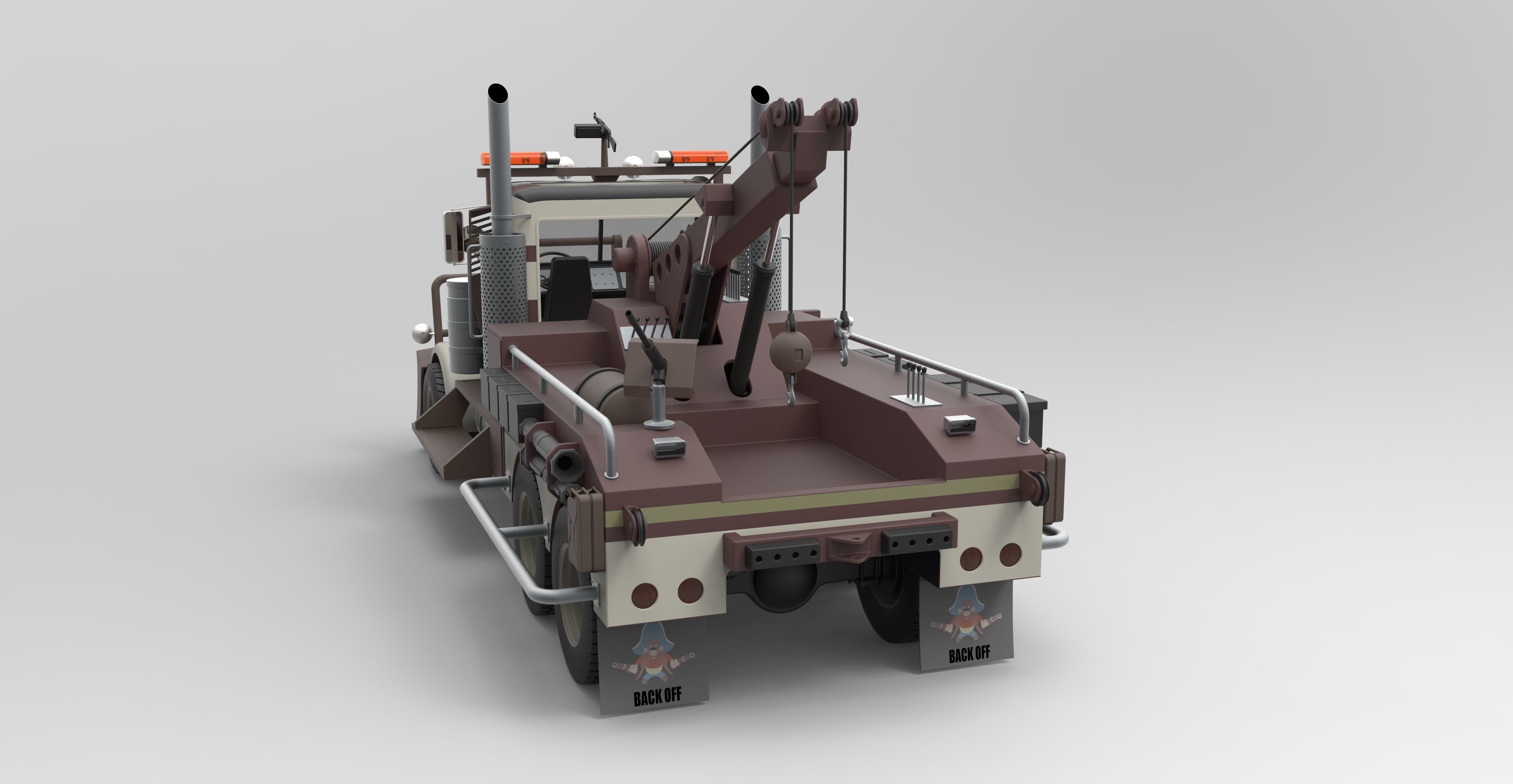 Towtruck from Terminator salvation 3D model_14