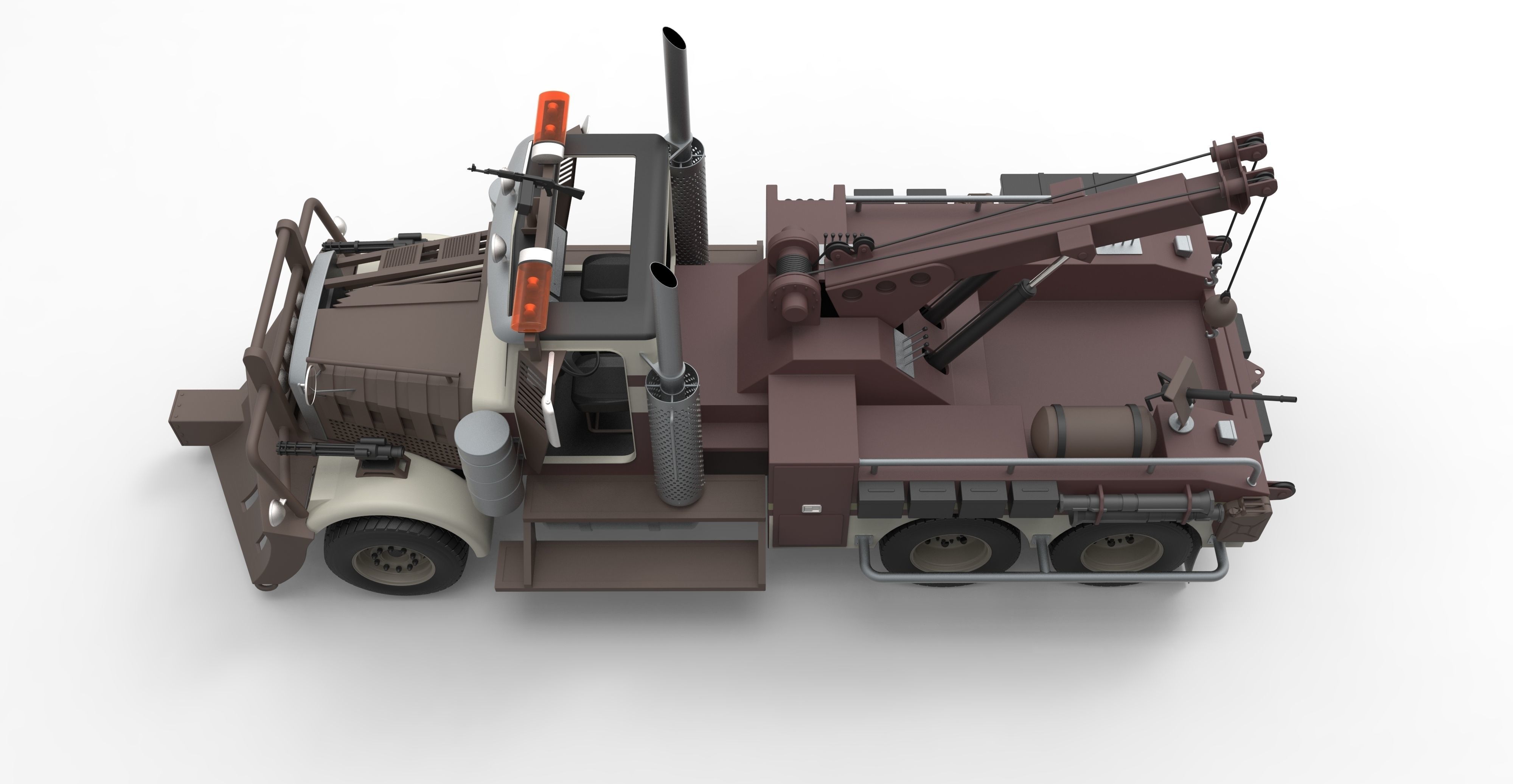 Towtruck from Terminator salvation 3D model_12