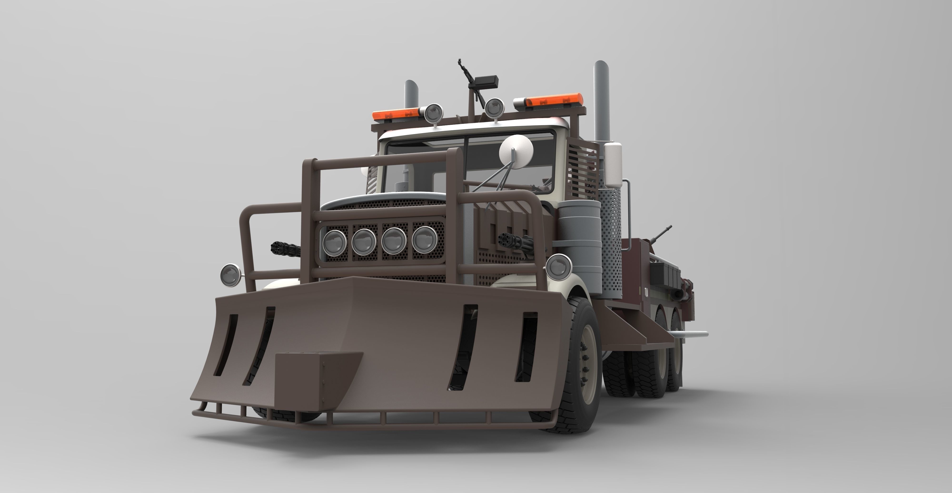Towtruck from Terminator salvation 3D model_3