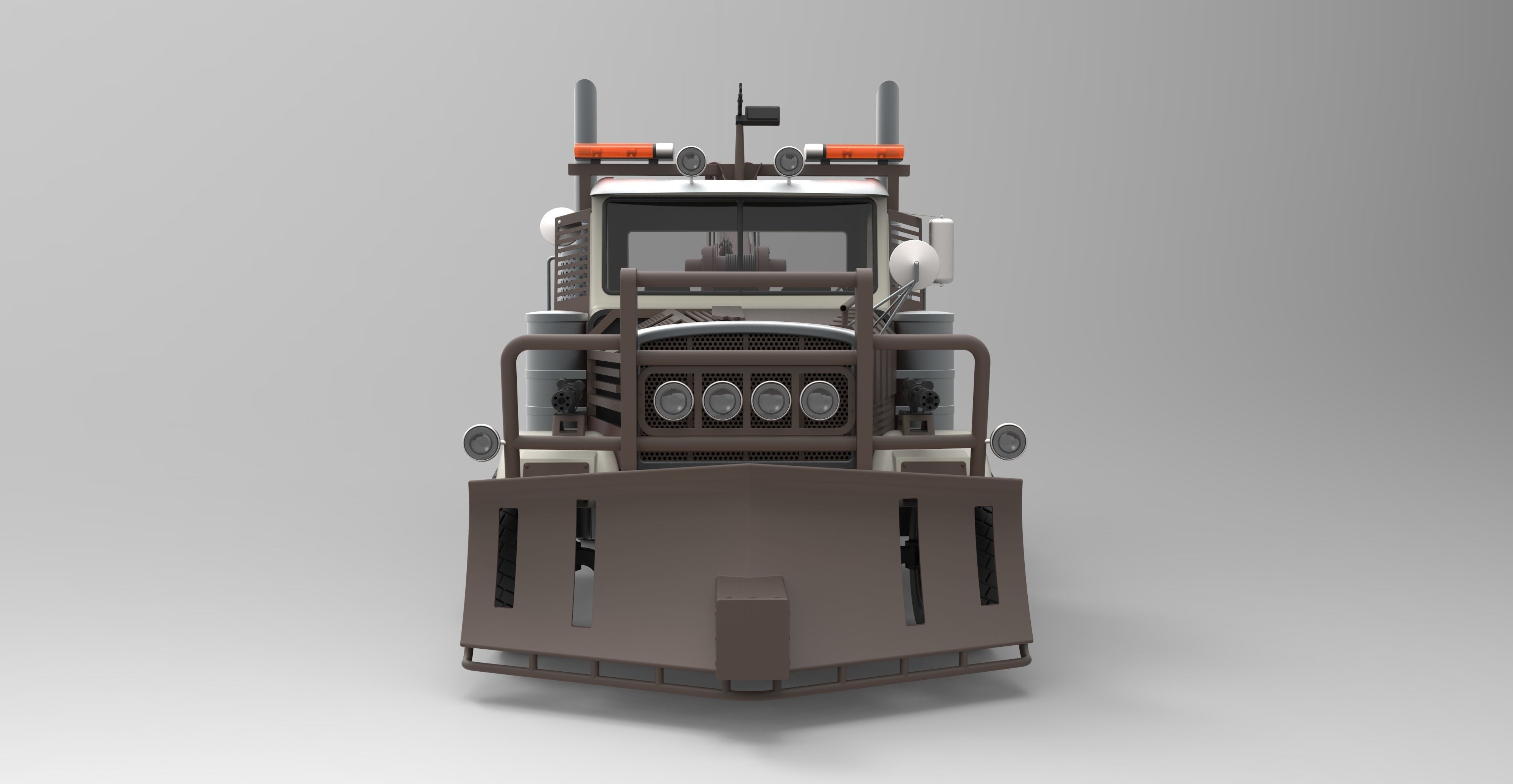 Towtruck from Terminator salvation 3D model_5