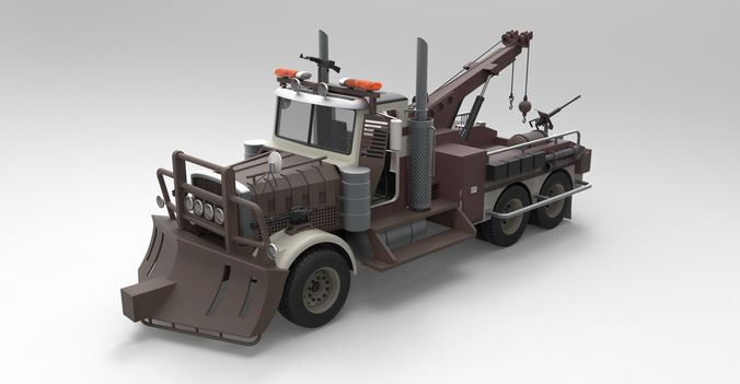 Towtruck from Terminator salvation 3D model
