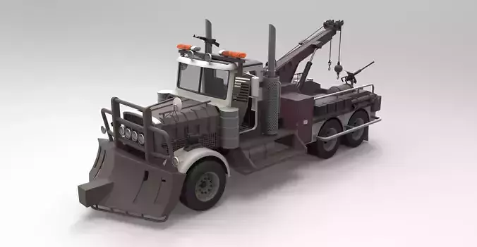 Towtruck from Terminator salvation 3D model Towtruck from Terminator salvation 3D model