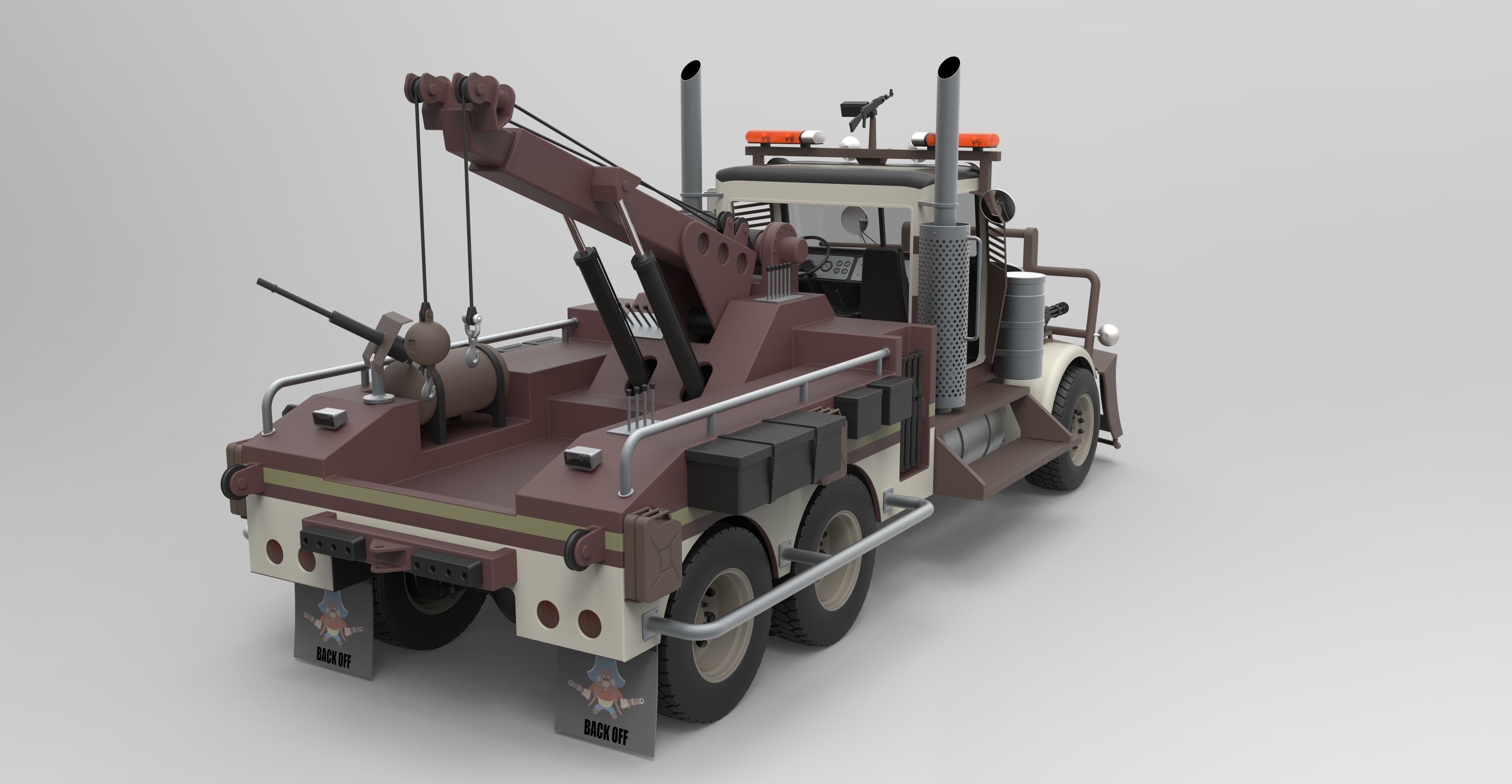 Towtruck from Terminator salvation 3D model_16