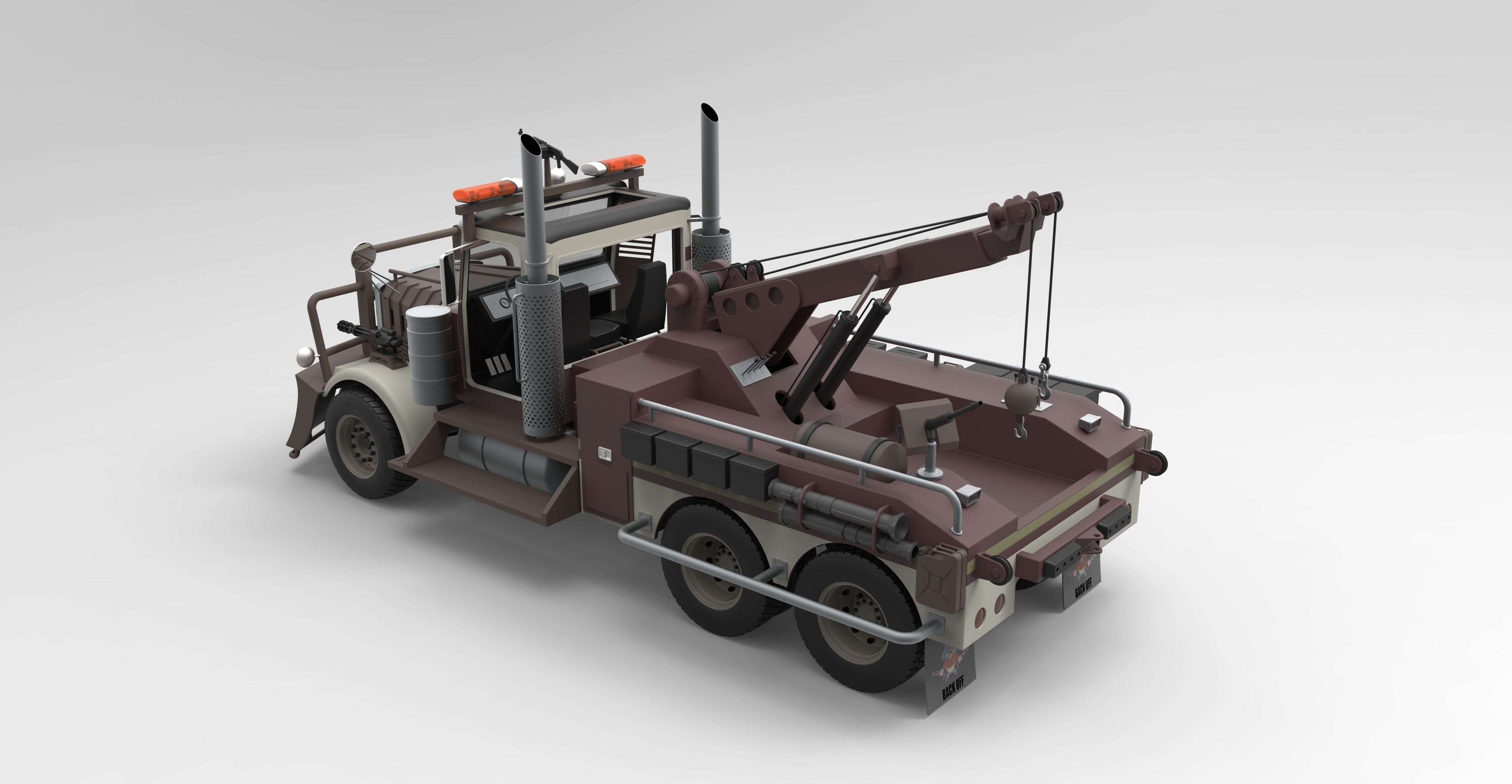 Towtruck from Terminator salvation 3D model_13