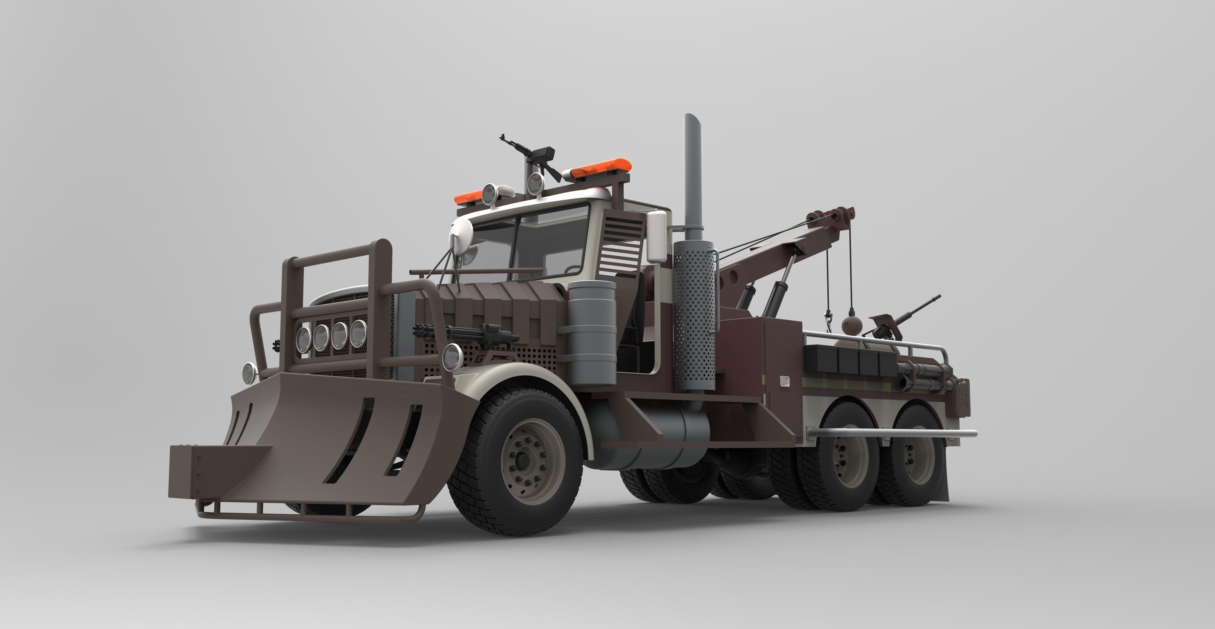 Towtruck from Terminator salvation 3D model_1