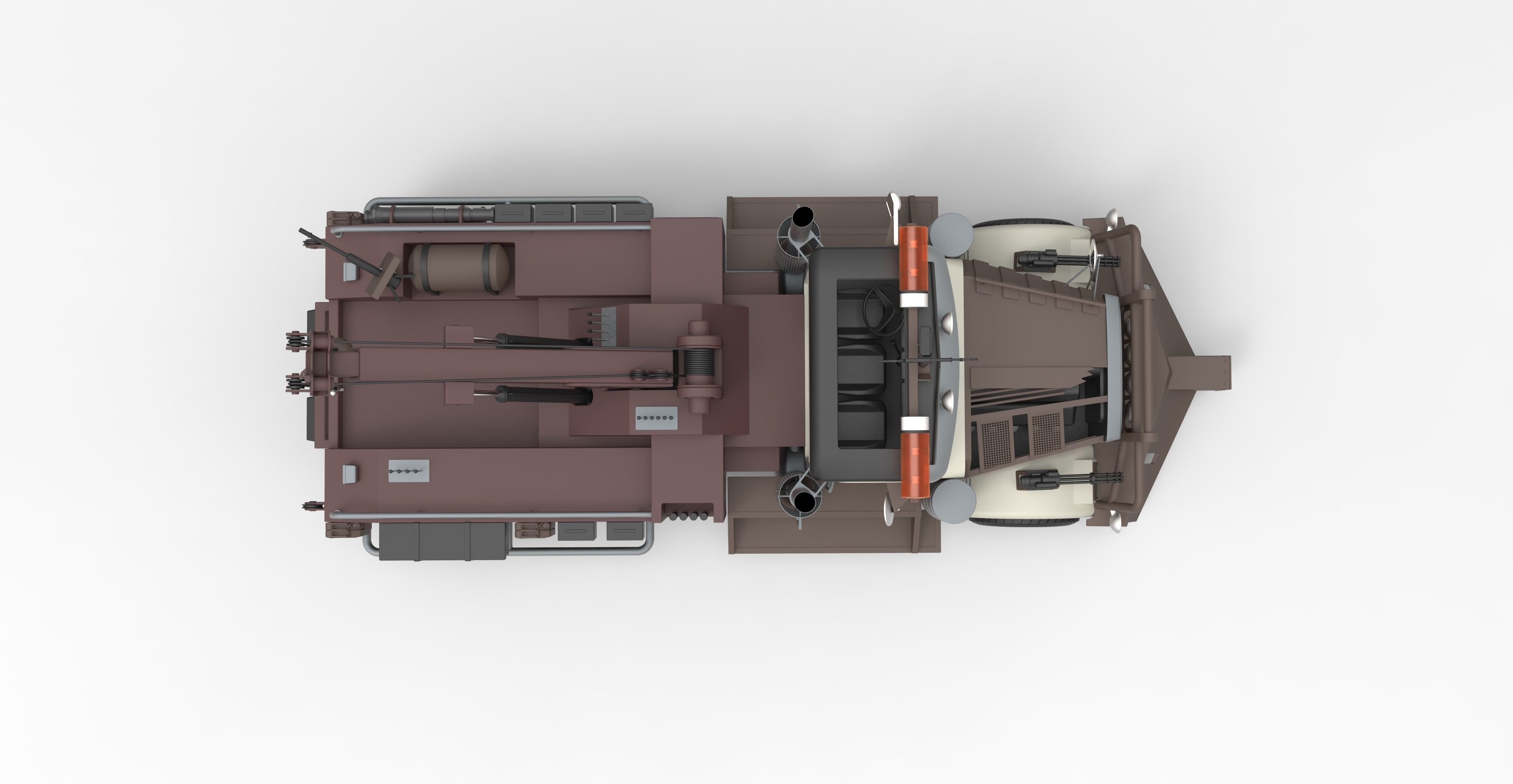 Towtruck from Terminator salvation 3D model_10