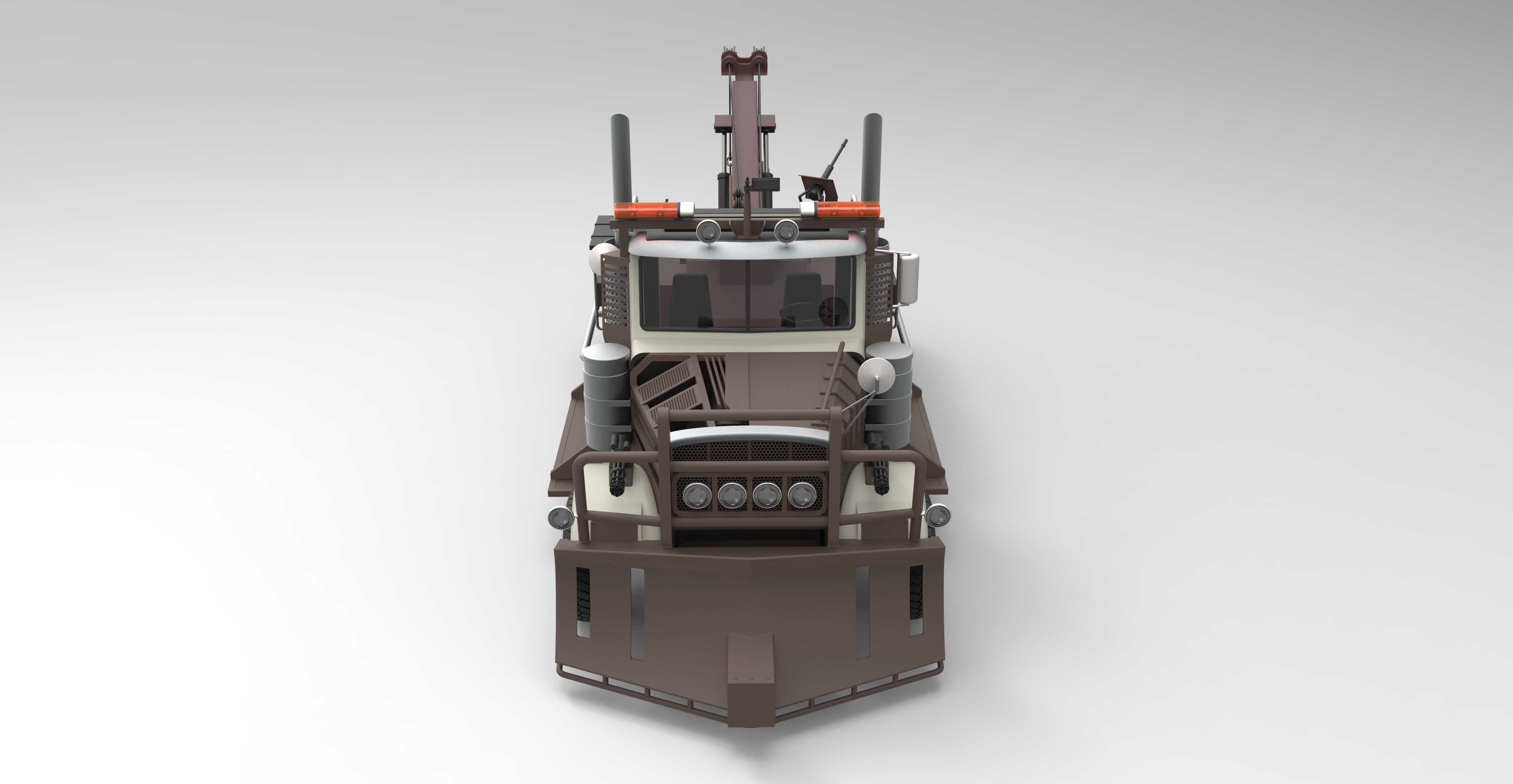 Towtruck from Terminator salvation 3D model_4